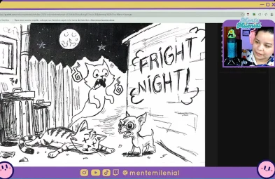 Stream de los miércoles revisando los dibujos del Padlet